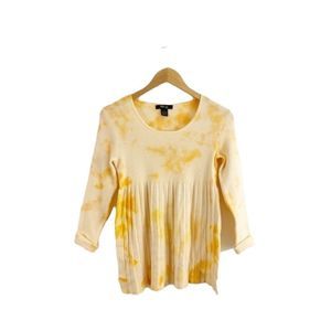 Style&Co Orange Tie Dyed Upcycled Sweater